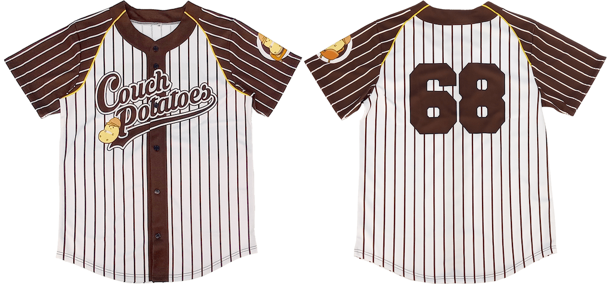 全開襟棒球上衣-整件熱昇華