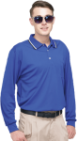 11A01系列鳥眼排汗長袖POLO衫