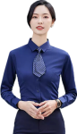 (預購款)客製807系列天絲棉抗皺女款長袖襯衫