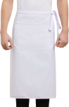 (預購款)素色長版半身圍裙