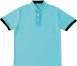 P1868排汗原紗配色短POLO衫