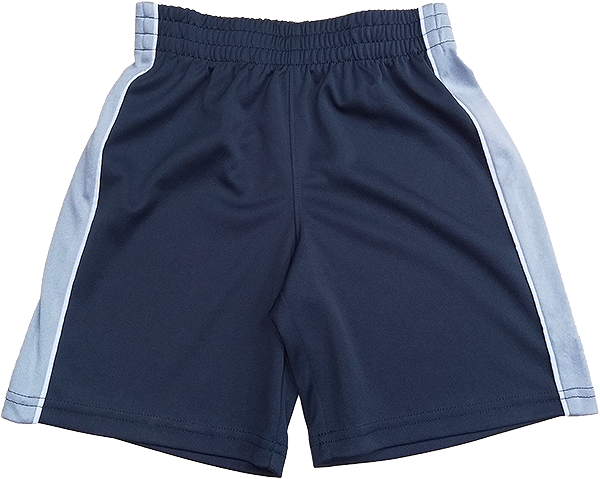 客製側邊剪接短褲