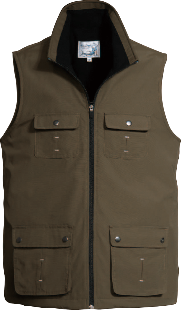 品牌款-99067內刷毛多口袋背心