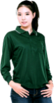 B9系列平面布薄長袖POLO衫