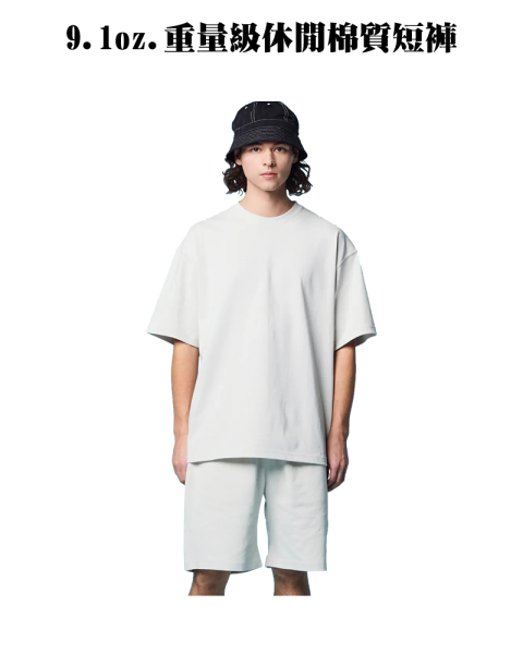 3446601-9.1oz. 重量級休閒棉質短褲